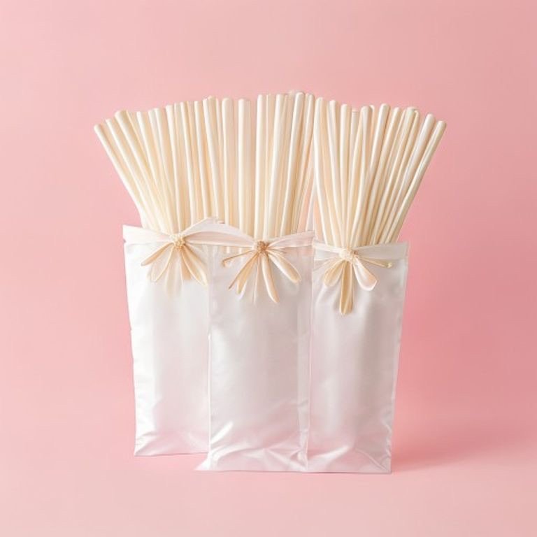 Lollipop Sticks + Bags + Ties — 50 Sets